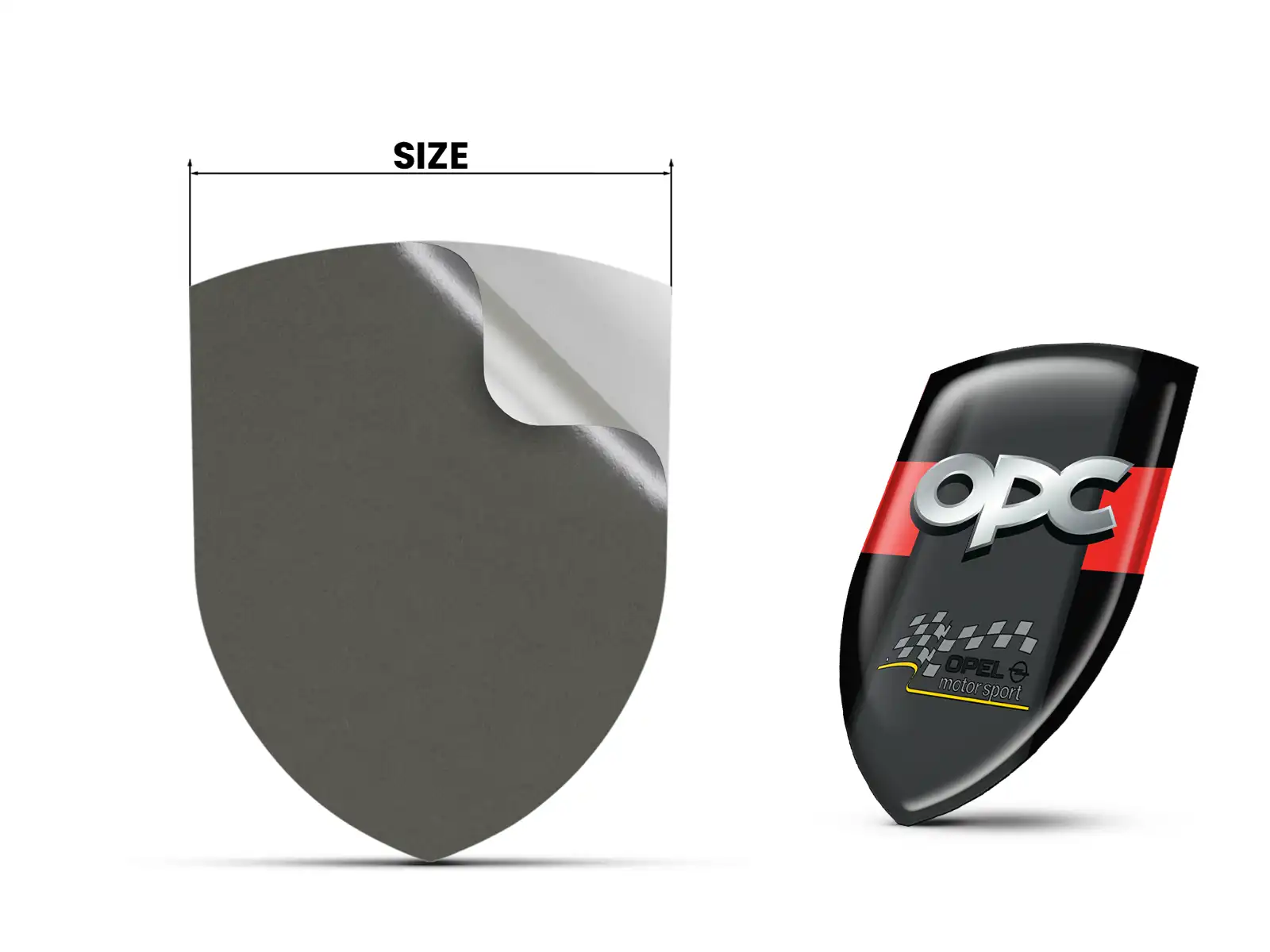 OPC Pegatinas Negocio Personalizadas Lujo Premium Alta Gama
